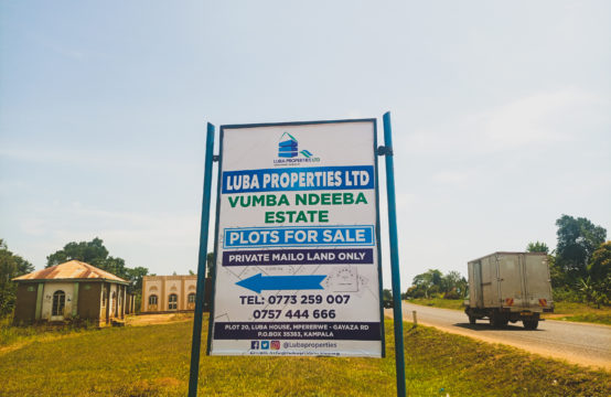 Cheap land for sale in Vumba Ndeeba on Gayaza zirobwe road